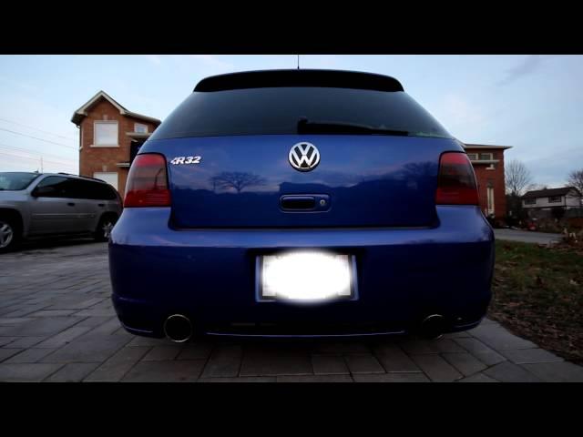 2004 Vw R32 with a Blue Flame 2.5 inch Non res cat back and High flow cats