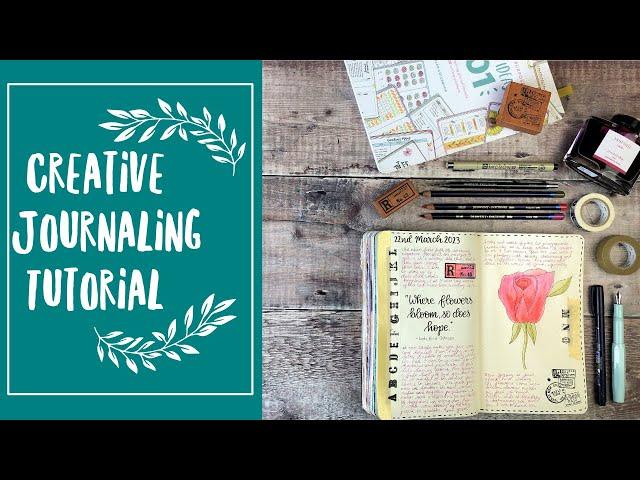 Creative Journaling Tutorial with Helen Colebrook, Journal With Purpose