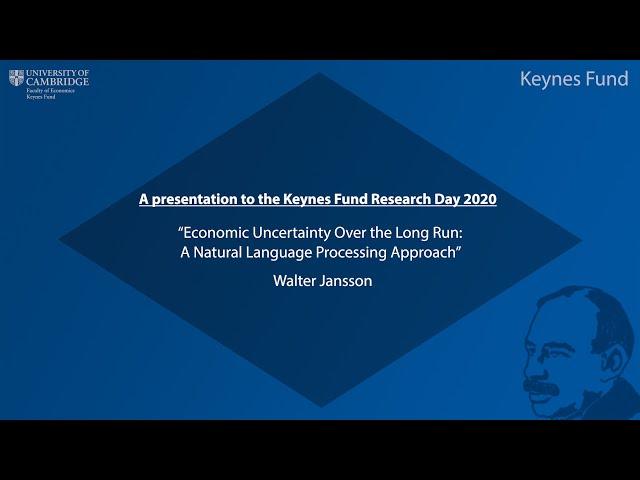 Keynes Fund Economic Research – Economic Uncertainty Over the Long Run – Walter Jansson