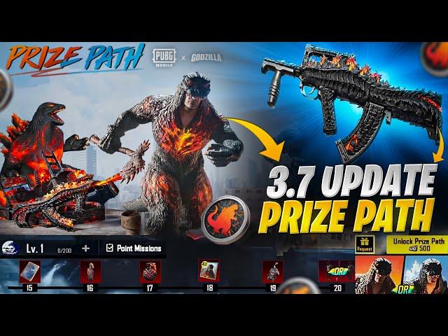 Godzilla Prize Path is Here | Upgradable Groza & Godzilla Mythic Outfit | Release Date |PUBGM