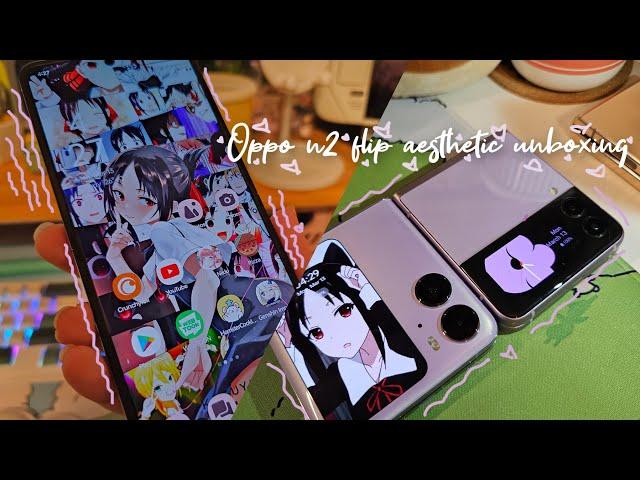 Oppo N2 flip aesthetic unboxing | is it better than the samsung flip series?