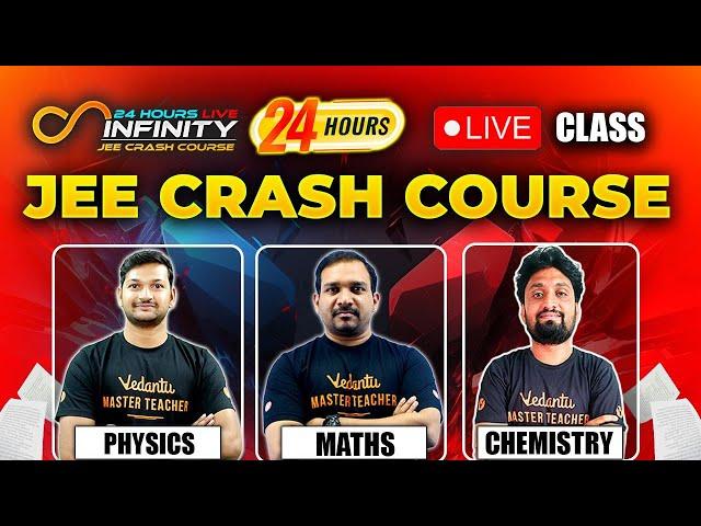 12-Hour Nonstop LIVE Class | FIRST TIME EVER | JEE Crash Course | Physics - Maths - Chemistry