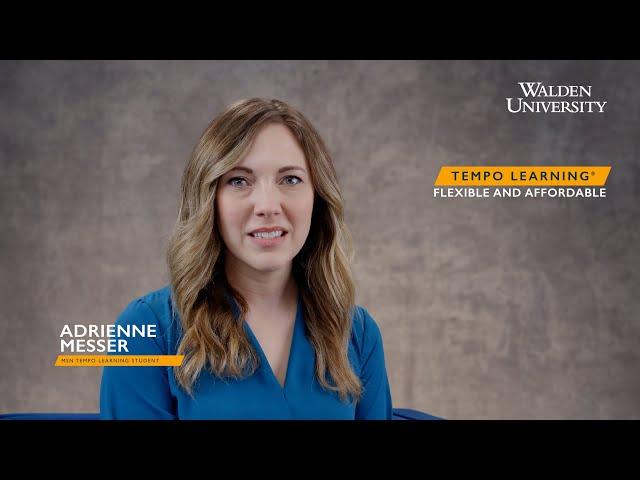 Tempo Learning® | Manage Your Costs | Walden University