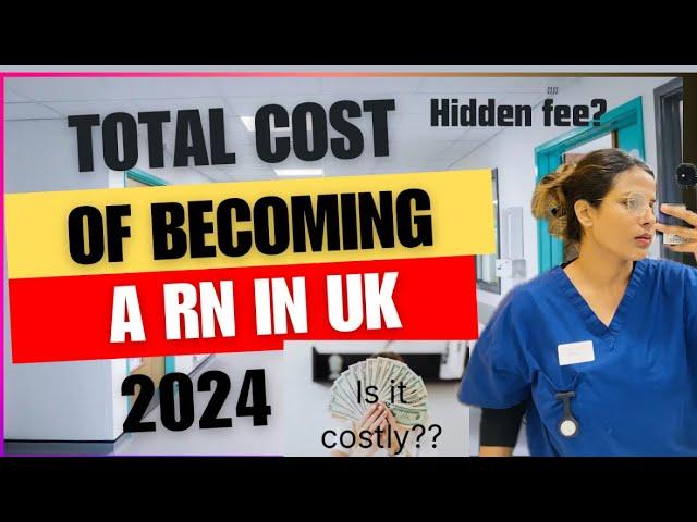 How much money you need to become an RN in the UK |Mental Health Nursing | #oet #uknurse #nhsjobs