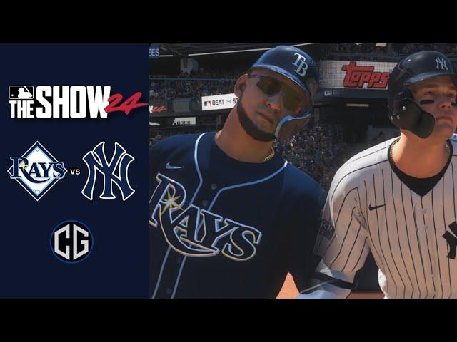 MLB The Show 24 Rays vs. Yankees Game 22 | (PS5)