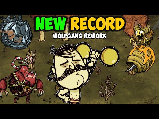 Defeating ALL Bosses with REWORKED Wolfgang (Old Record)