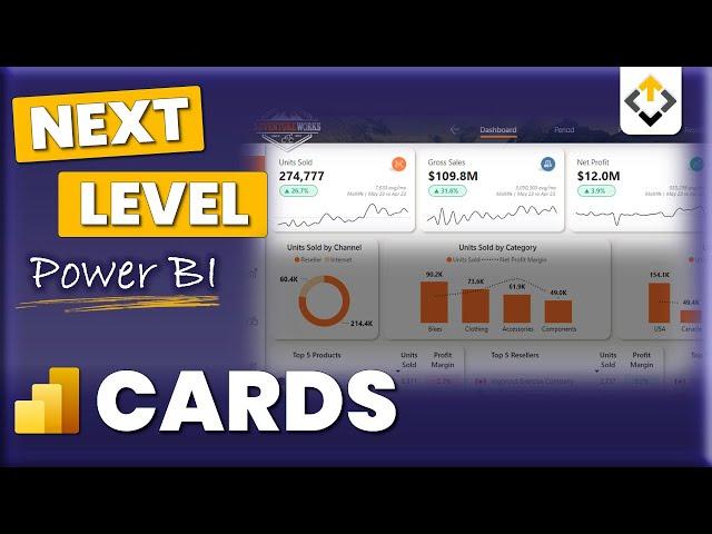 Take your Power BI Cards to the Next Level - Full PBI UX/UI Tutorial