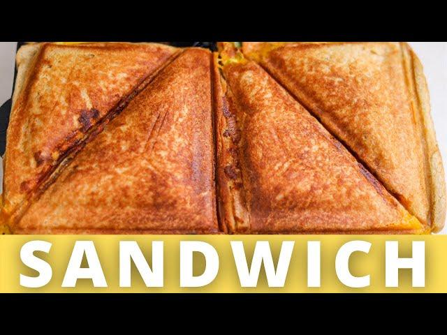 HOW TO MAKE A  SANDWICH | Egg + Bacon + Cheese Sandwich | Breakfast Recipe