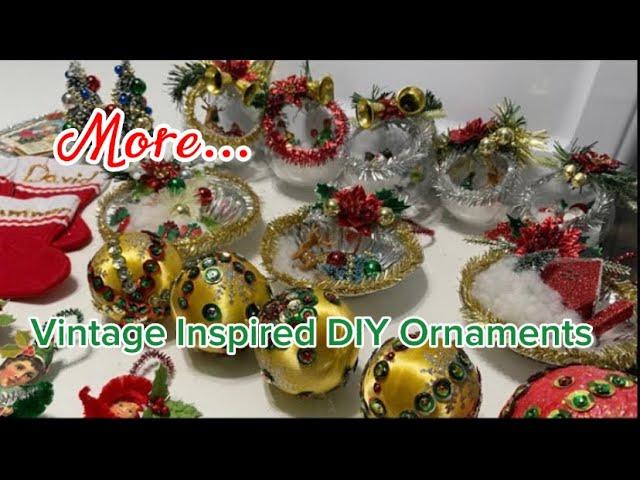 MORE Vintage Christmas Ornament Repros That You Can Recreate #vintagechristmas #retrochristmas