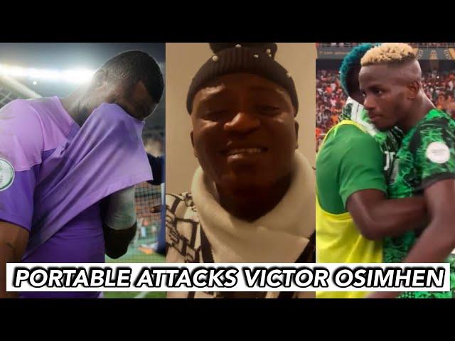 Portable MÖÇKŚ Victor Osimhen & Super Eagles For AFCON Final Lose