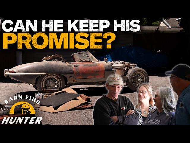 He Promised Them Rides: Resurrecting a Jaguar E-Type & Missing Parts Inside | Barn Find Hunter