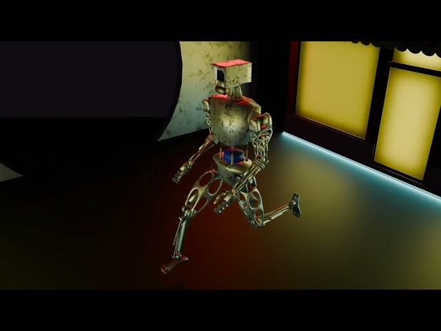 Robot Running Animation