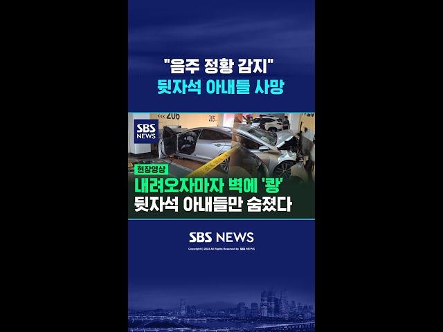 "음주 정황 감지" 부부 두 쌍 탑승, 아내들만 숨졌다 #shorts