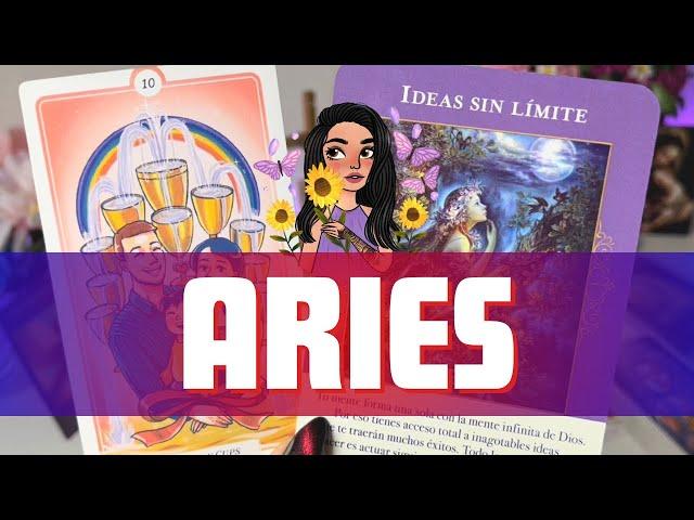 ARIES ️ DESBORDANTE ALEGRÍA LLENA TU VIDA!! NUNCA IMAGINARON VERTE GANAR!! DÍAS MÁGICOS SE ACERCAN!