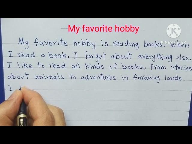 My favorite hobby paragraph | Essay on hobby | paragraph about favorite hobby