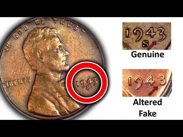 SUPER RARE $100,000 LINCOLN PENNY - MOST VALUABLE PENNIES FROM 1943