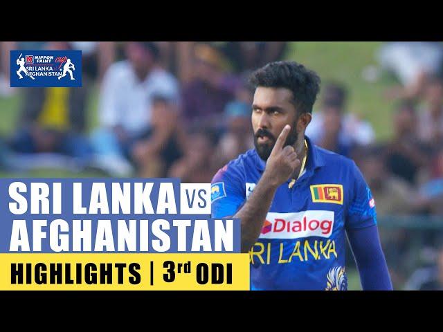 Afghanistan Tour Of Sri Lanka | 3rd ODI | Highlights | 14th February 2024