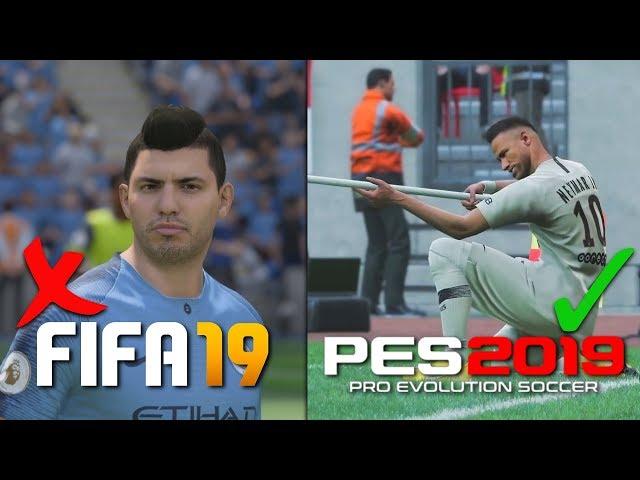 9 THINGS THAT ARE BETTER IN PES 2019 THAN FIFA 19!