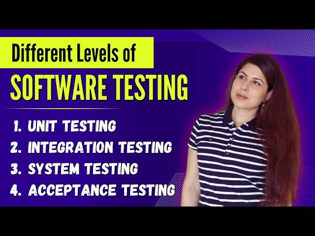 Different Levels of Software Testing - Manual Testing Tutorials - Part 5