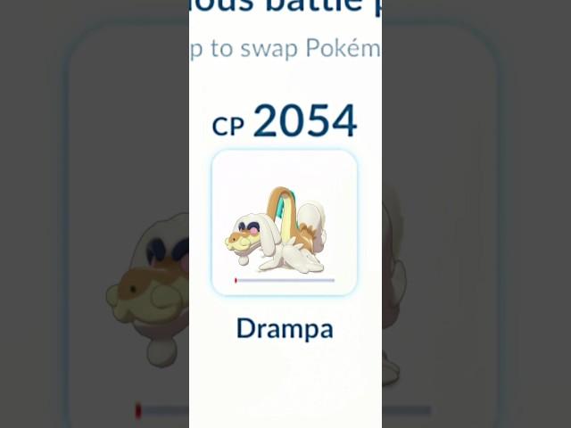 1 HP New Drampa Destroy Grunt Badly in #pokemongo