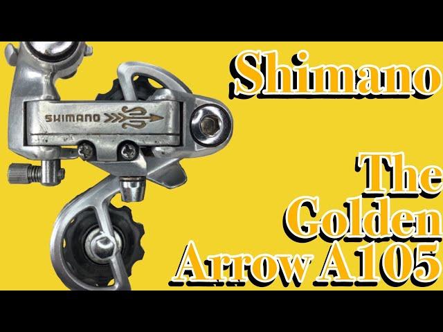 Shimano A105 Golden Arrow rear derailleur: restore service clean disassembled Dismantled