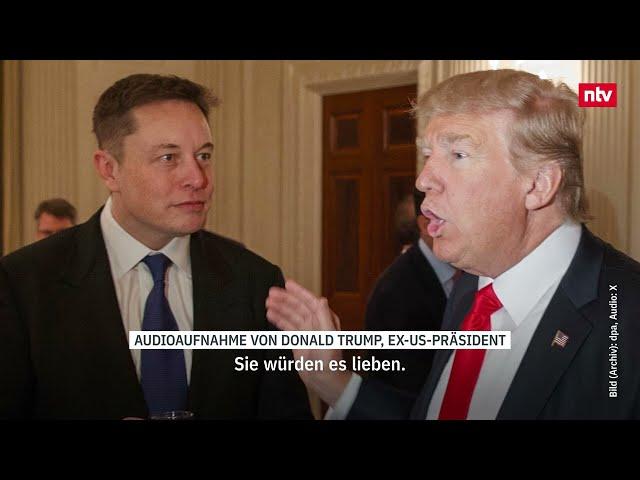 "Sie haben Biden quasi erschossen": Musk und Trump fabulieren vor Millionenpublikum | ntv