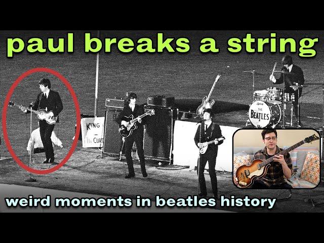 PAUL BREAKS A STRING – Weird Moments in Beatles History #3