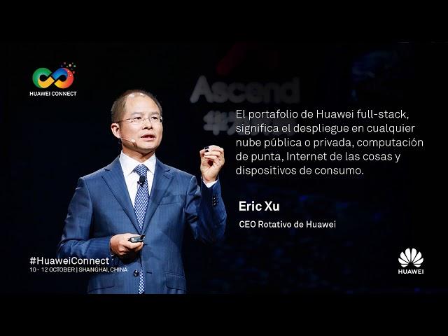 Eric Xu CEO Rotativo, Huawei Connect 2018