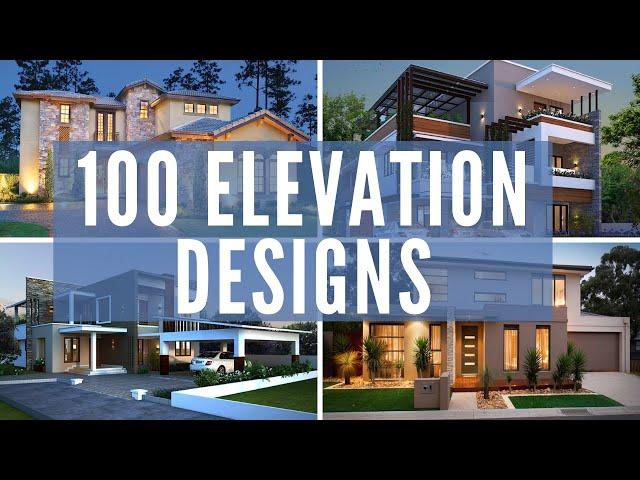 Top 100 FRONT ELEVATION designs for small to large double storey houses |Front elevation modern home