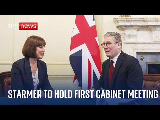 Keir Starmer to hold first cabinet meeting