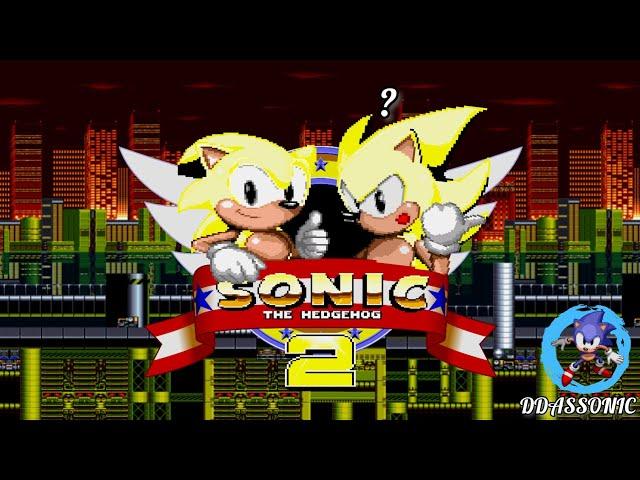 Sonic 2 Build a Burger (Sonic 2 Beta Style) - Super Sonic Mode • Sonic Hack Longplay