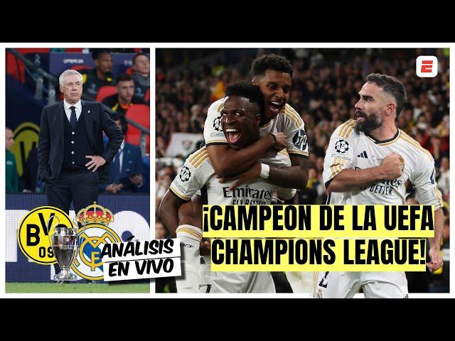 REAL MADRID 2-0 DORTMUND. CAMPEONES de la UEFA CHAMPIONS LEAGUE, ganan su 15ta. OREJONA | Exclusivos