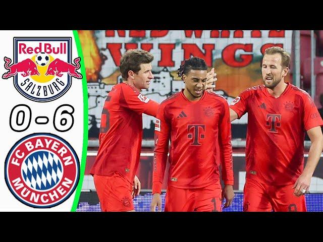 Salzburg - Bayern Munich 0:6 - All Goals & Highlights