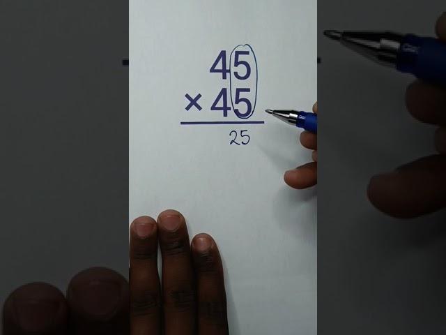 Amazing Math Multiplication Trick in Seconds 