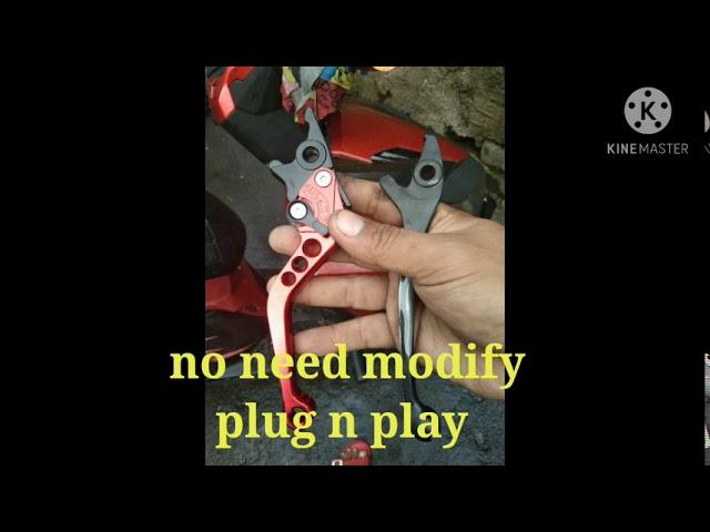 How to install gy6 break lever adjustable plug n play