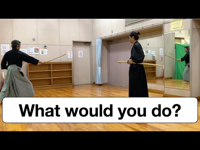 What would you do? - Kenjutsu Basic Lesson - How to counterattack -