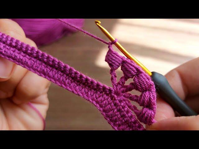 Super Easy Crochet Knitting  Tığ İşi Yelek Şal Örgü Modeli