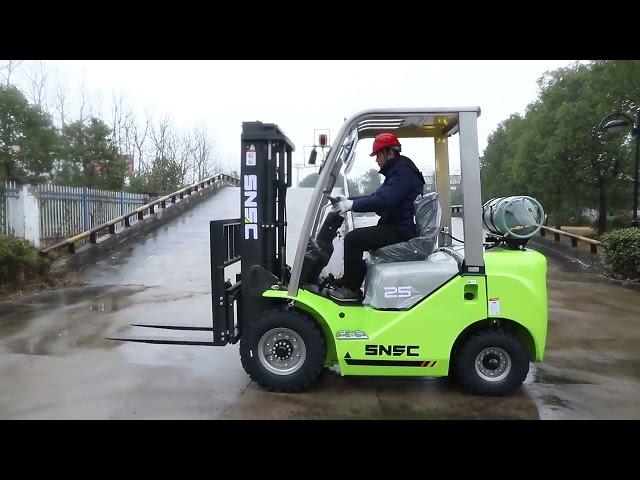 LPG Forklift operation video demo