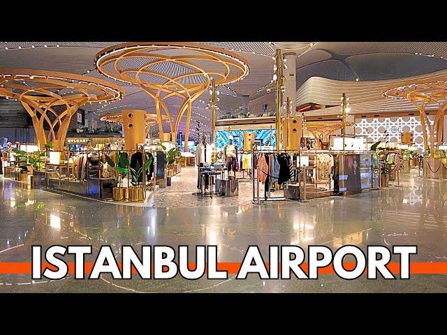 Istanbul Airport 4K Walking Tour-20 JUNE 2023-Duty Free,Shopping In Departure Terminal