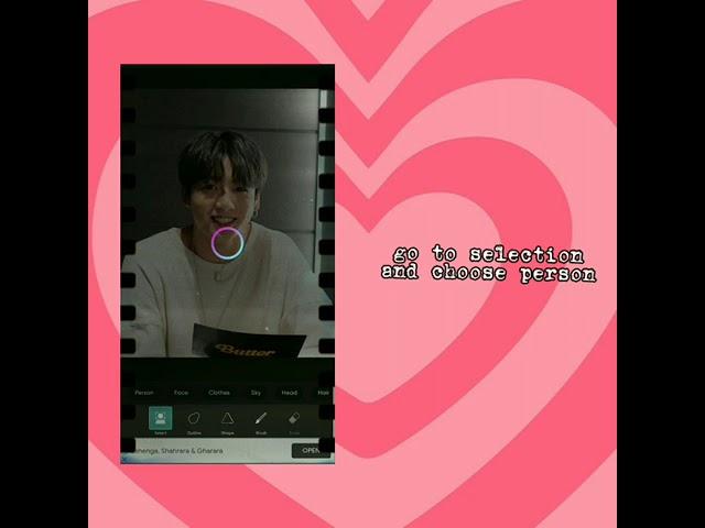 how to make new pink butter background trend:)