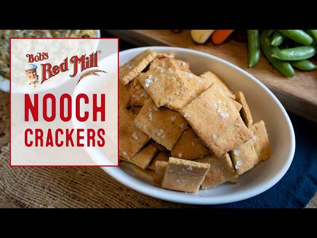 Nooch Crackers - Homemade Cracker Recipe