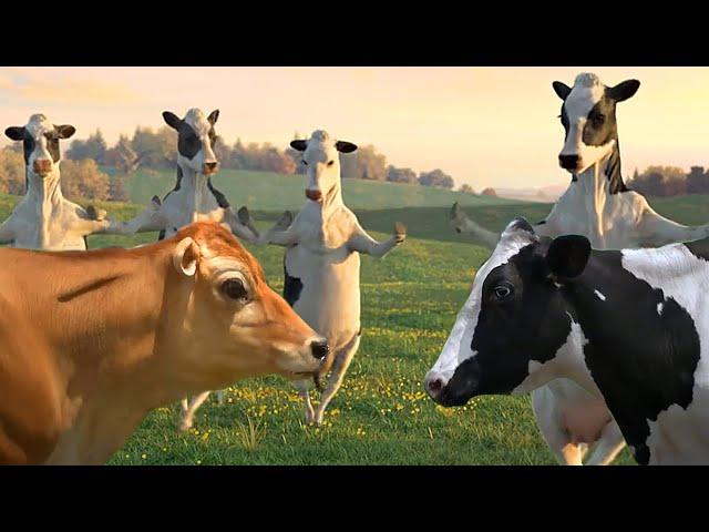 Funny Cow Dance 4 │ Cow Song & Cow Videos 2024