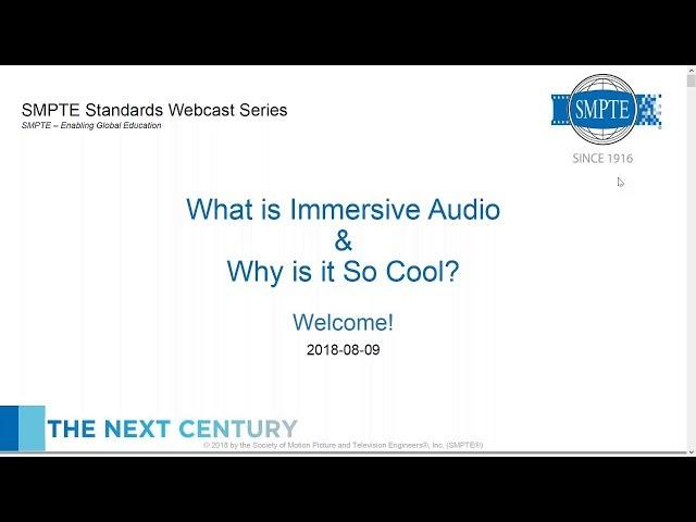 What is Immersive Audio and why is it so cool?