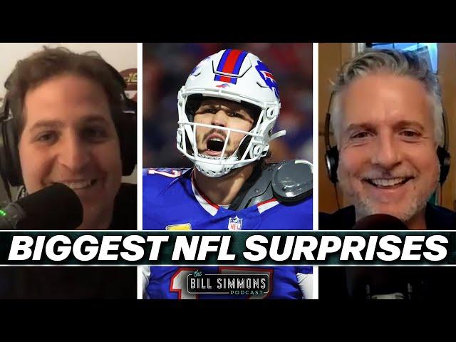 NFL Season’s Biggest Surprises With Peter Schrager | The Bill Simmons Podcast