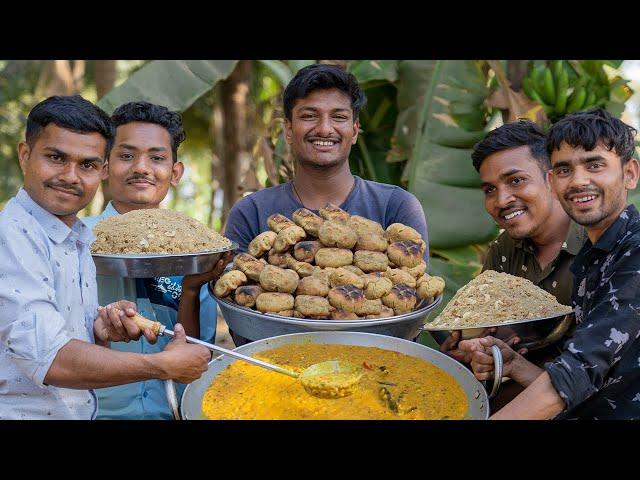 DAL | BAATI | CHURMA | Rajasthan Famous Food | Village Style Recipe | Village Rasoi