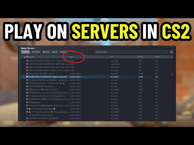 How To Play on Community Servers CS2 (UPDATED) | CS2 Community Server