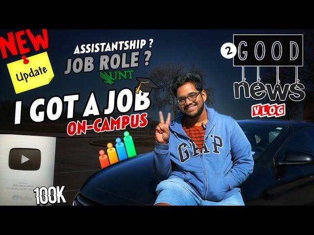 Finally Got a Job !!| 100K Subscribers️ #vlog #telugu #usa