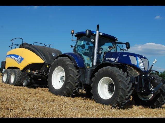 New Holland BIGBALER 1290 + T7.270 Blue Power in Action!