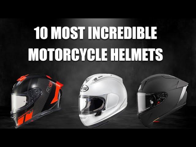 10 Most Incredible Motorcycle Helmets of 2023