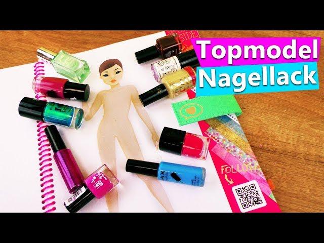 Topmodel malen mit Nagellack! 3 Nagellack Challenge | Neues Outfit im Topmodel Buch